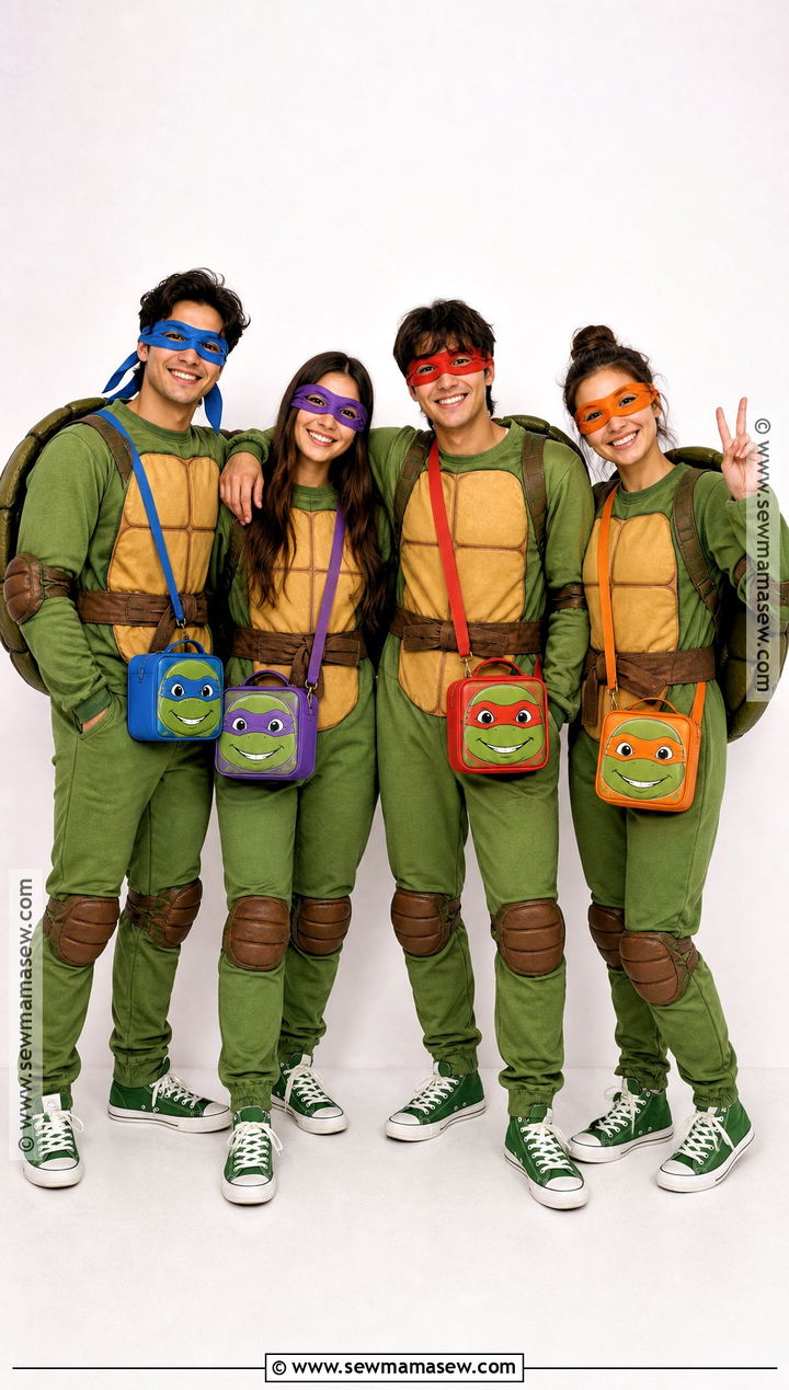 Teenage Mutant Ninja Turtles Group Costume - 40 superhero costume ideas