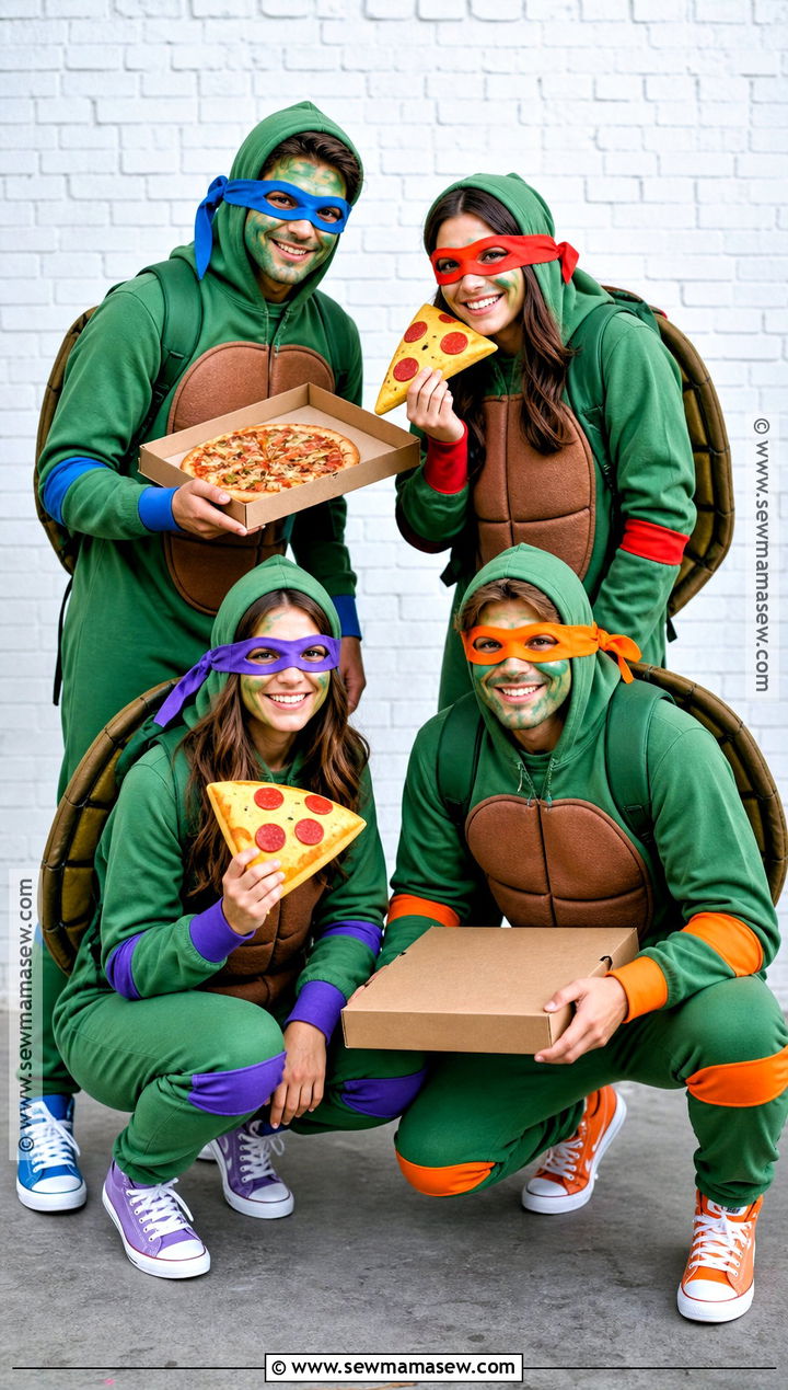 Teenage Mutant Ninja Turtles Group Costume - 30 iconic group costumes