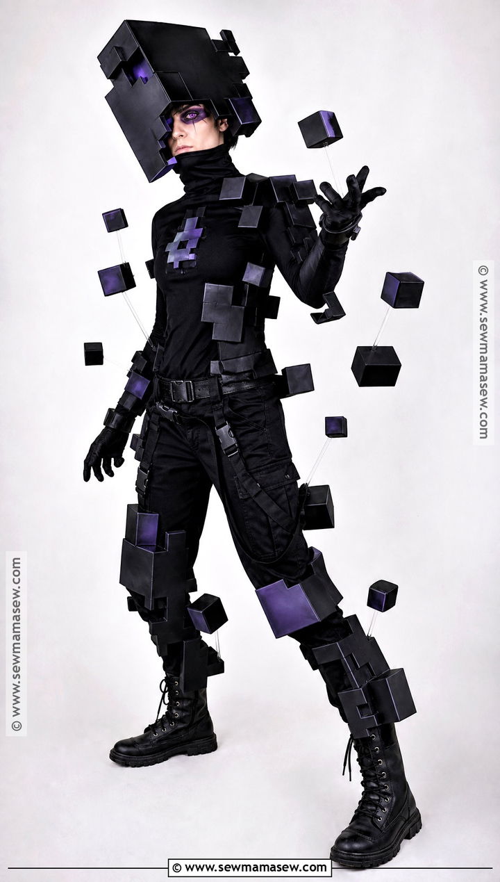 Teleporting Enderman Cosplay - 35 enderman cosplay ideas