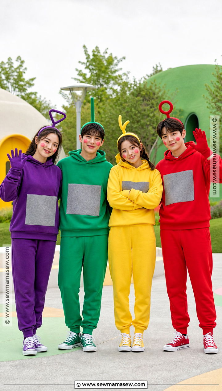 Teletubbies Group Costume - 35 4 group halloween costumes