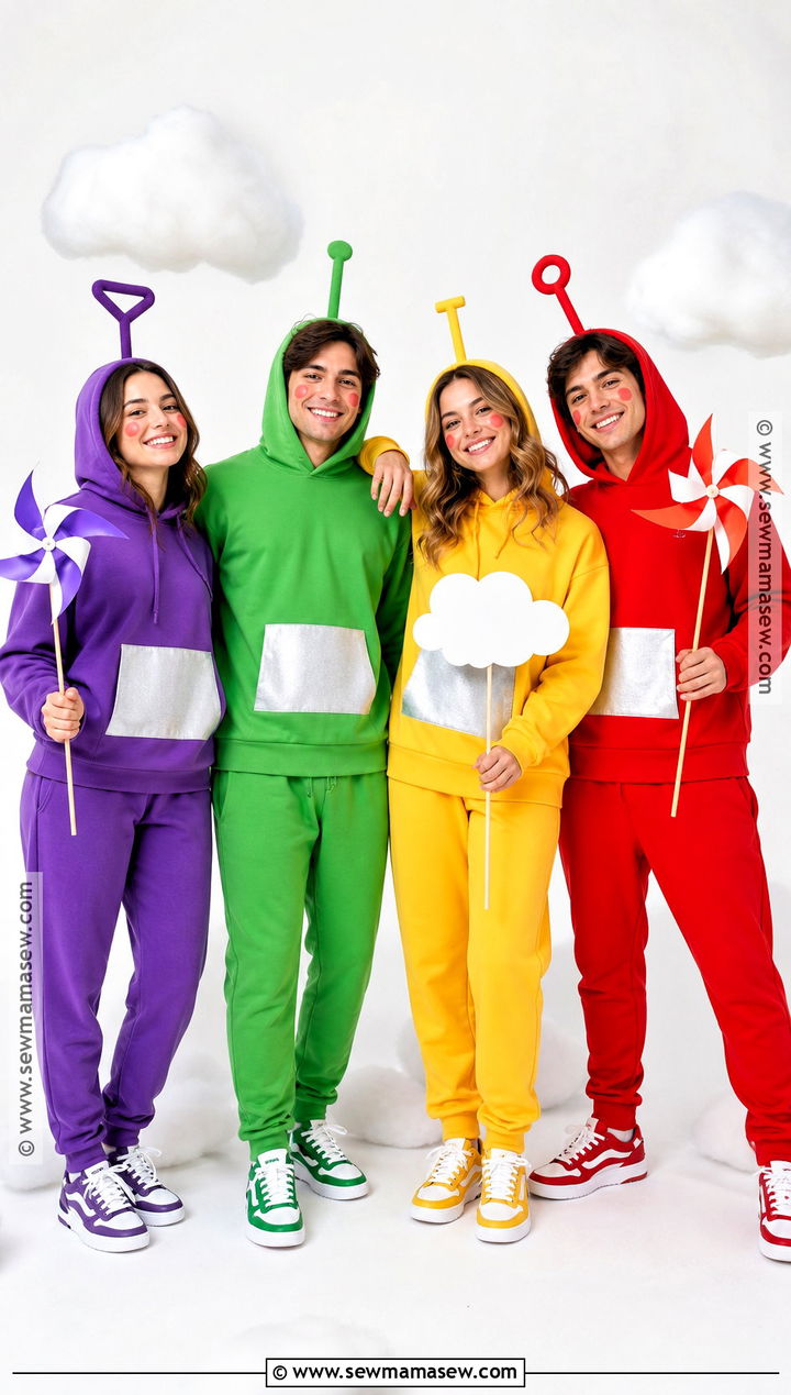 Teletubbies Group Costume - 35 4 people costume ideas