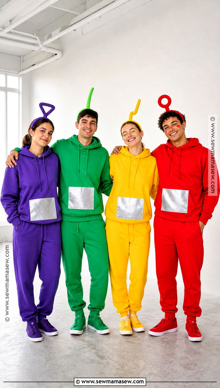 Teletubbies Group Costume - 35 costumes for 4