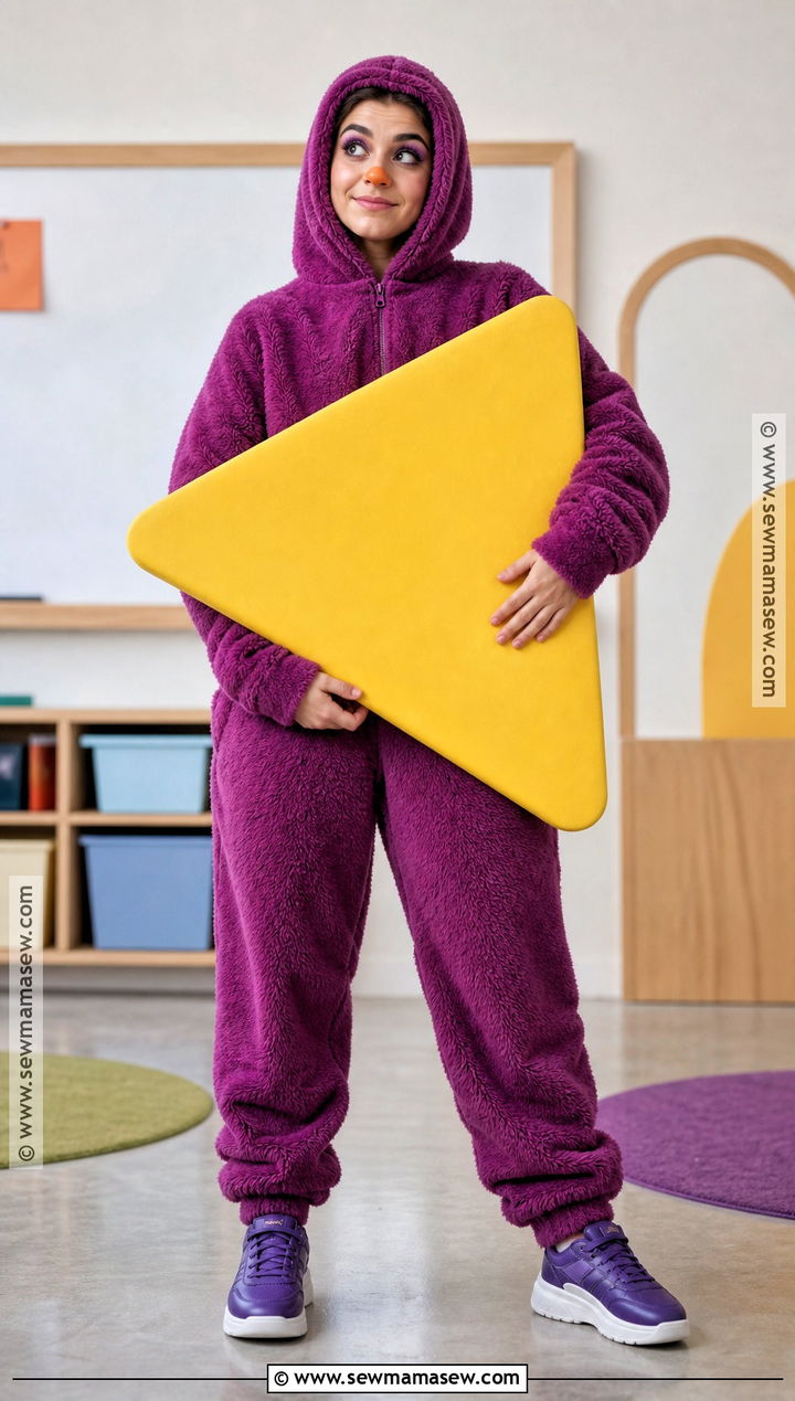 Telly Monster Costume With Triangle Prop - 30 sesame street costume ideas