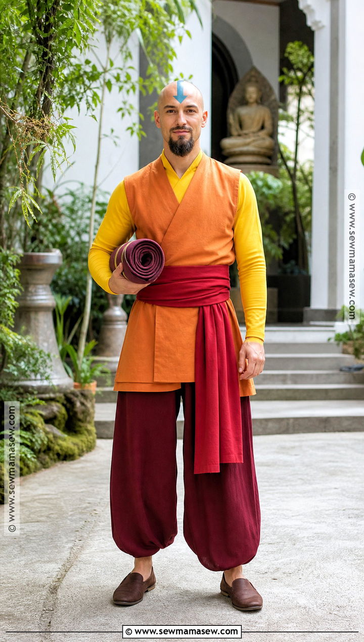 Tenzin Air Nomad Costume - 30 Avatar Costume Ideas