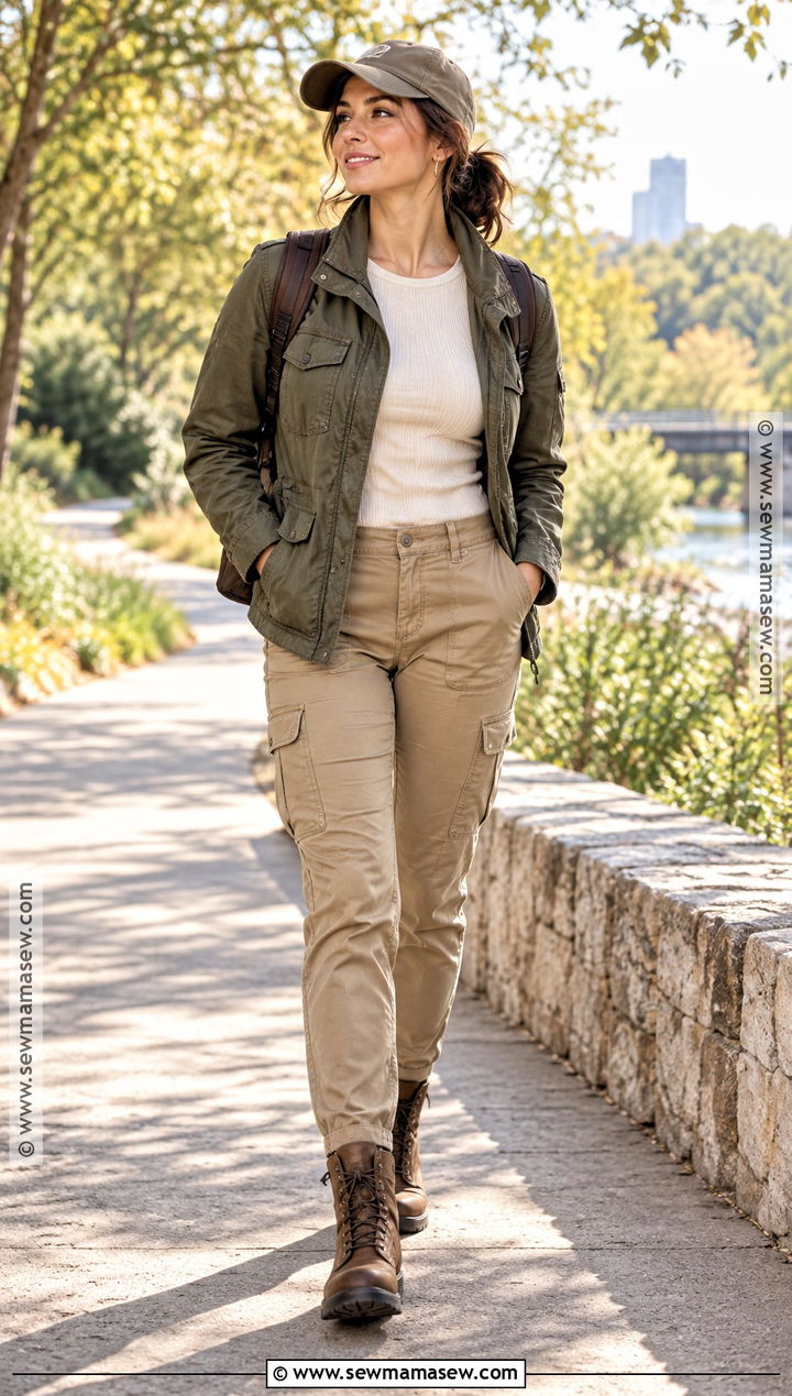 Texas November Utility Jacket and Cargo Pants Outfit - 15 November Texas Outfits
