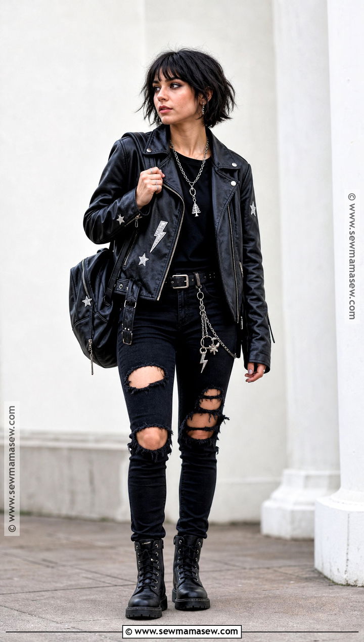 Thalia Grace Costume With Punk Jacket - 30 percy jackson costume ideas