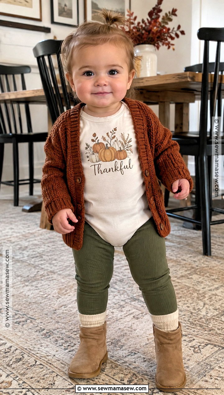 Thankful Thanksgiving Onesie Outfit - 20 thanksgiving onesie ideas