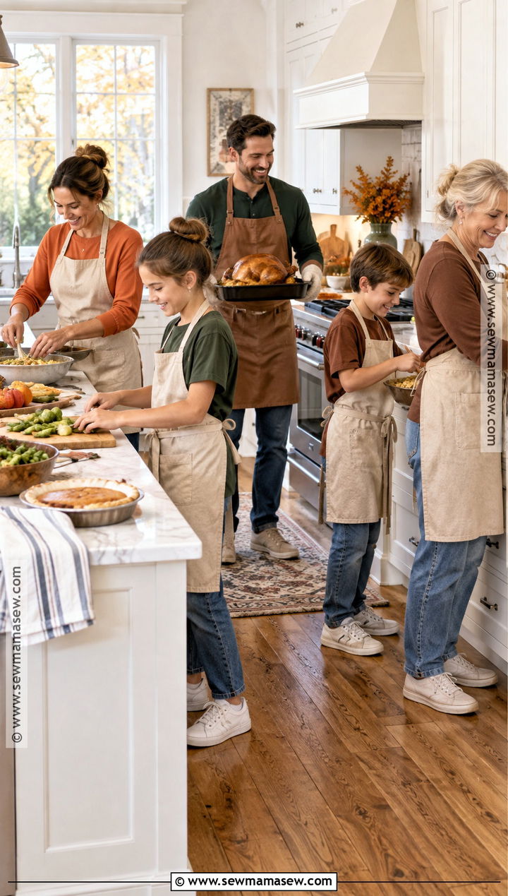 Thanksgiving Cooking Crew T Shirts With Aprons - 15 thanksgiving tshirt ideas for family