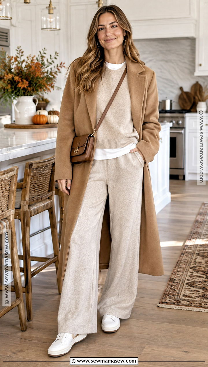 Thanksgiving Cozy Lounge Set And Sneakers Outfit - 25 Simple Thanksgiving Outfits