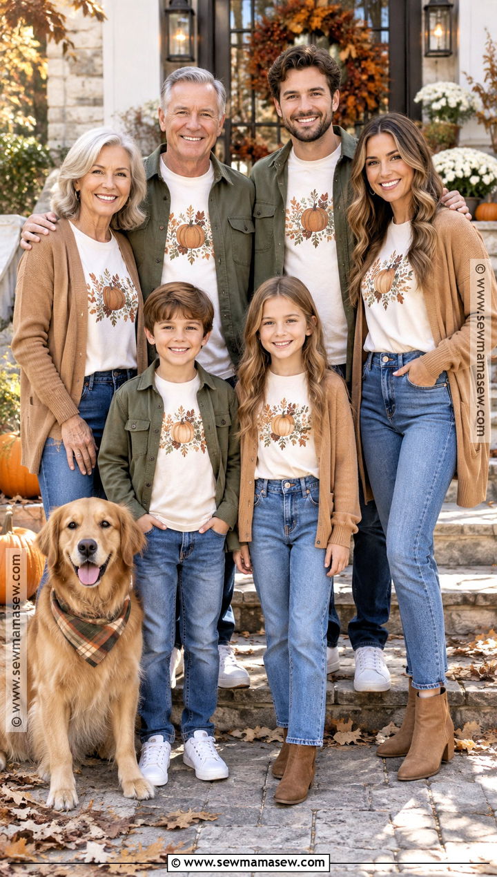 Thanksgiving Family Name T Shirts With Denim - 15 thanksgiving tshirt ideas for family