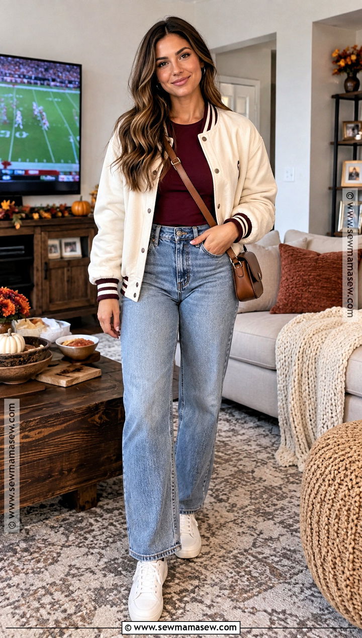 Thanksgiving Football Watch Party Outfit - 15 Thanksgiving Theme Party Outfit Ideas