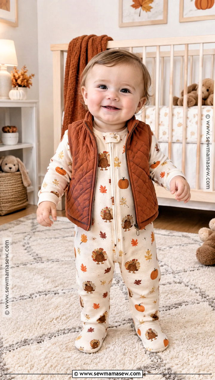 Thanksgiving Pajama Onesie Outfit - 20 thanksgiving onesie ideas