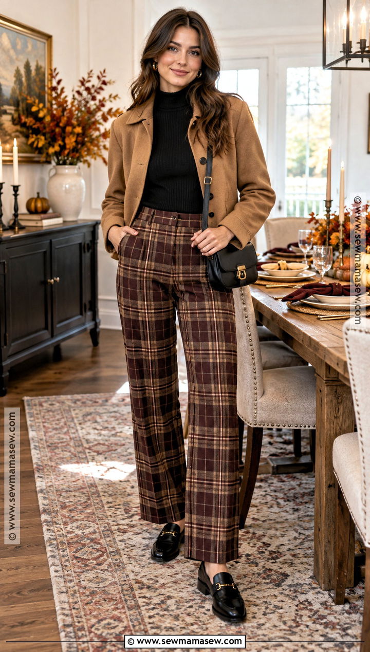 Thanksgiving Plaid Pants Outfit - 20 thanksgiving outfit pants