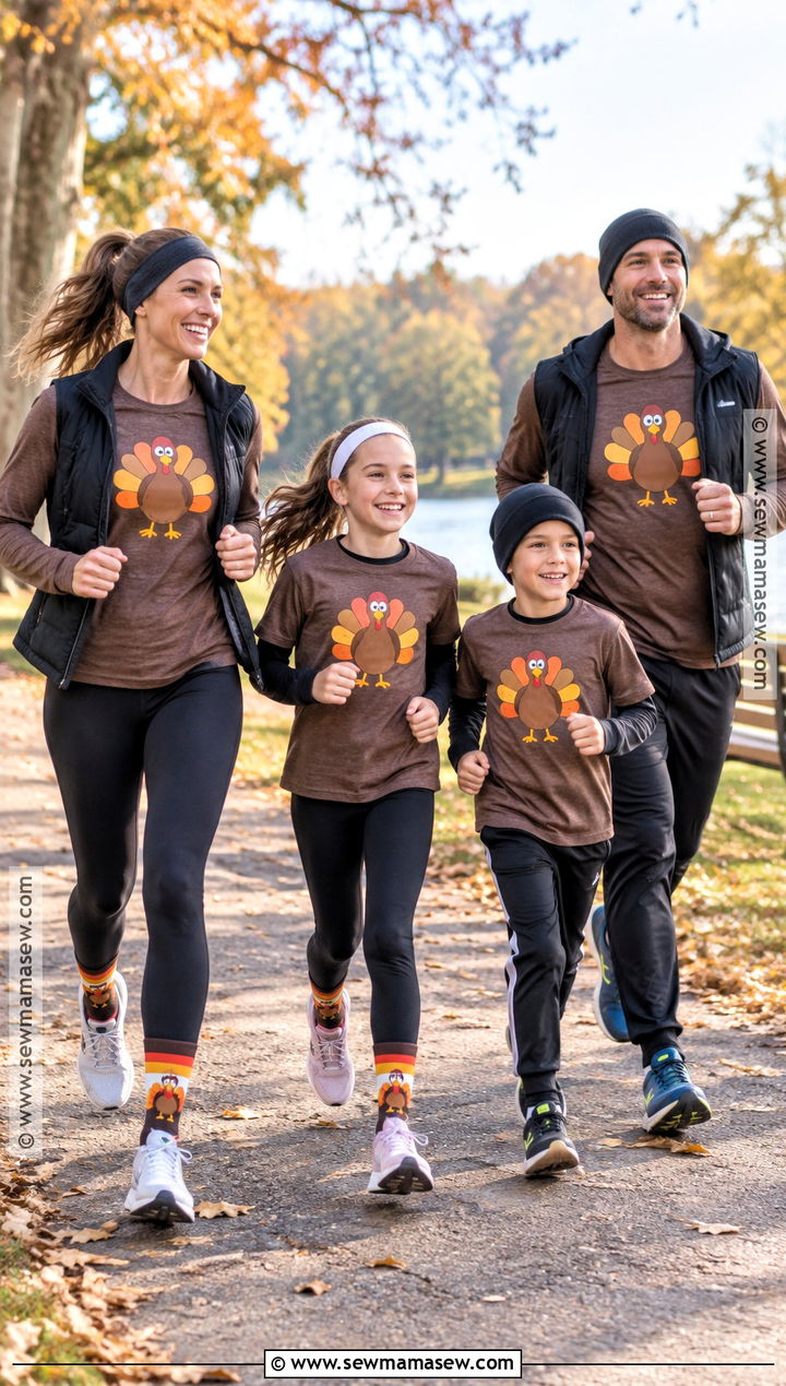 Thanksgiving Turkey Trot Shirt Outfit - 20 Thanksgiving Shirts for Family