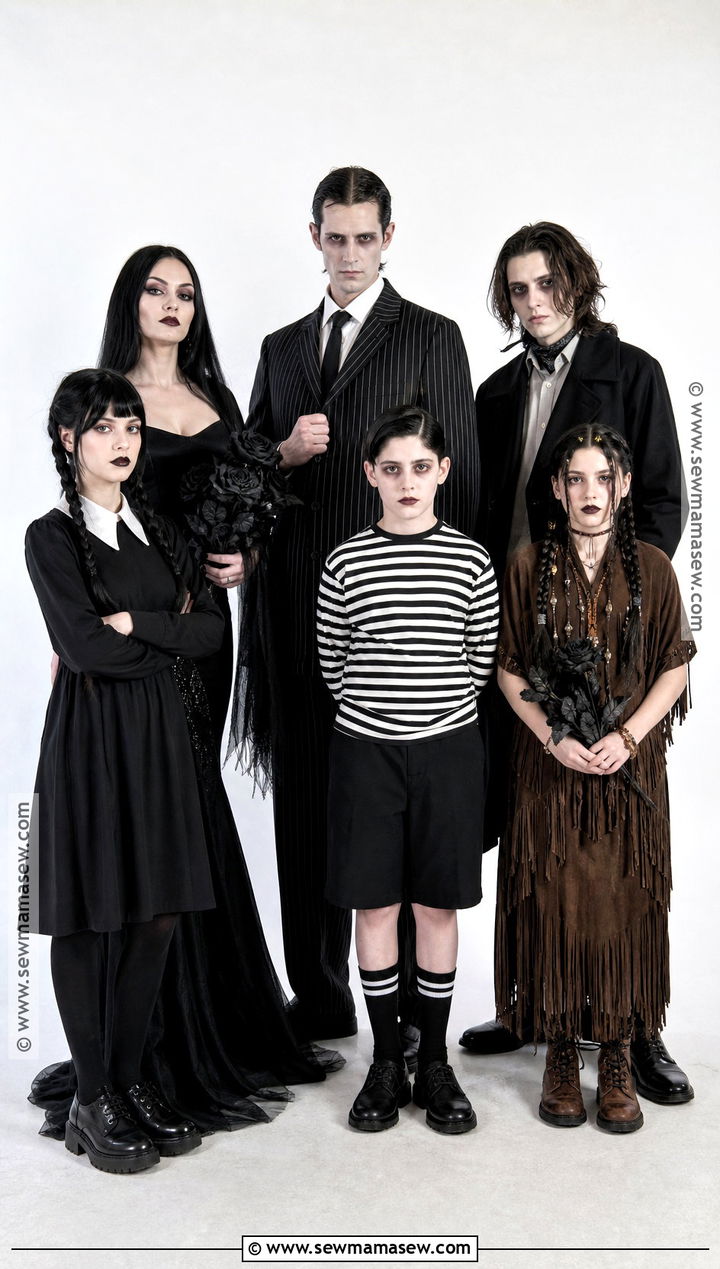 The Addams Family Group Costume - 40 Group Halloween Costumes for Teens