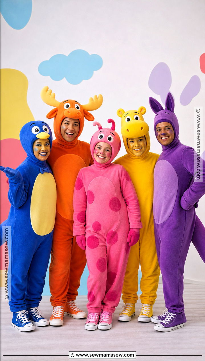 The Backyardigans Group Costume - 40 5 Person Halloween Costume Ideas