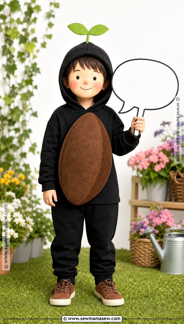 The Bad Seed Costume With Black Outfit - 40 book character costumes for kids