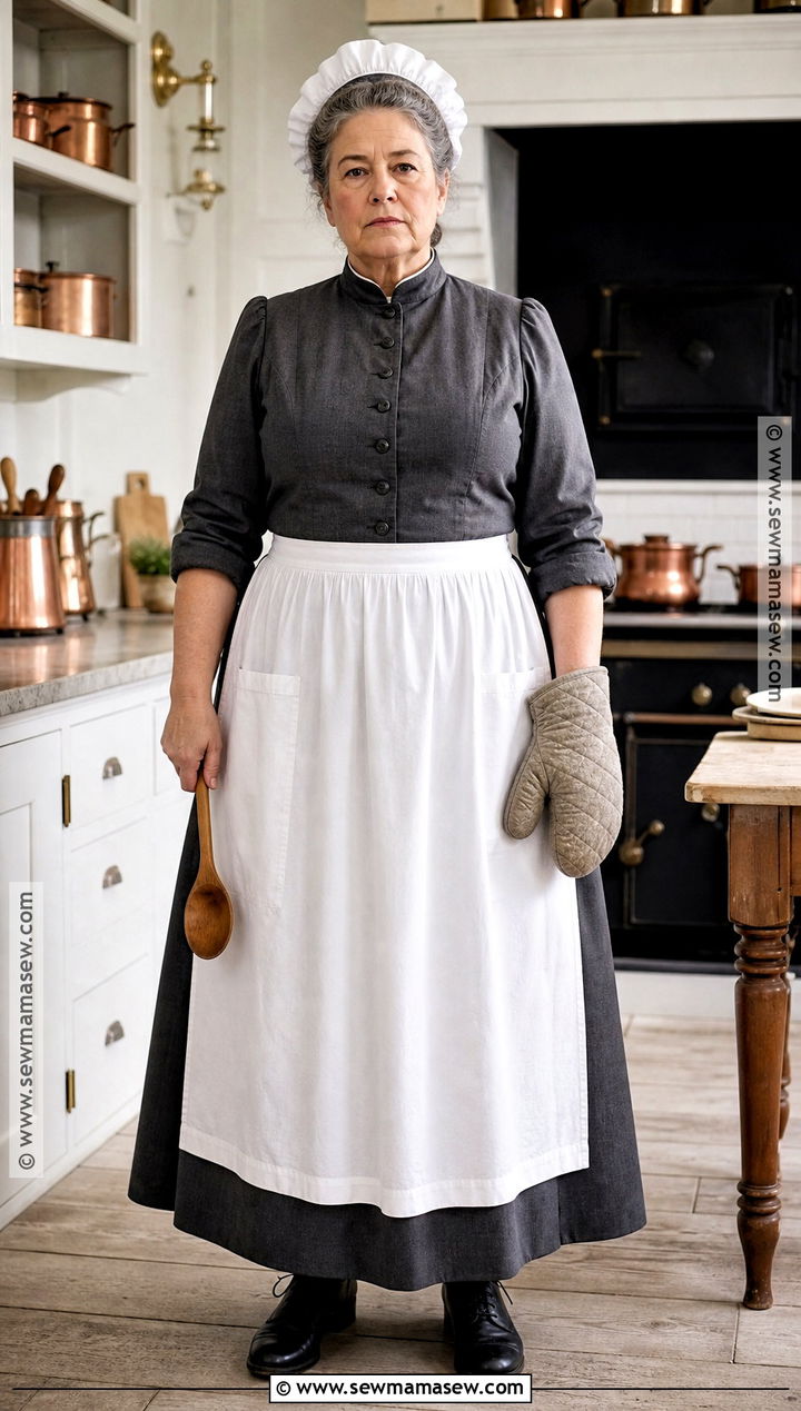 The Cook White Uniform Costume - 30 clue character costumes