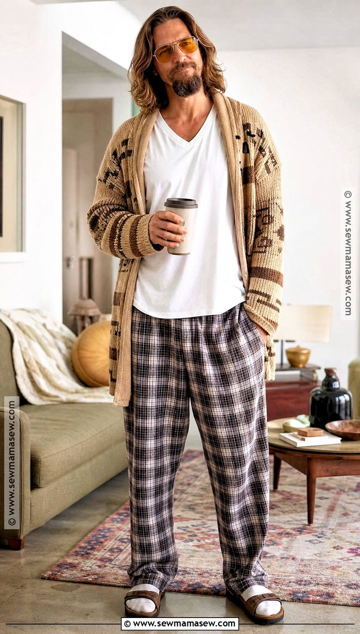 The Dude Costume With Cardigan - 35 halloween costumes male