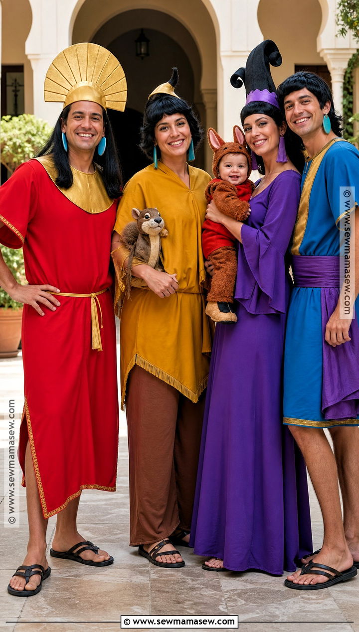 The Emperors New Groove Family Costume - 35 disney family costumes
