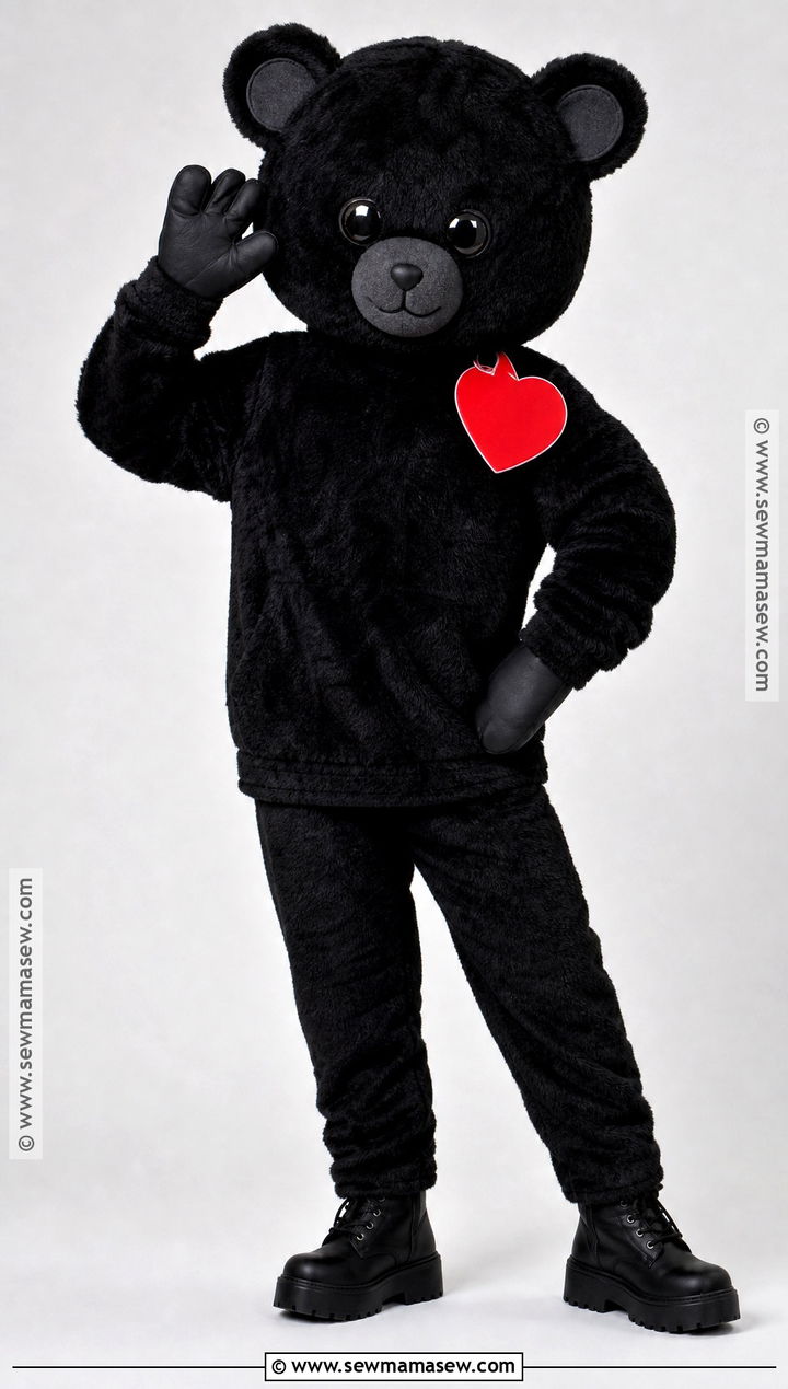 The End Black Ty Bear Costume - 30 Ty Bear Costume Ideas