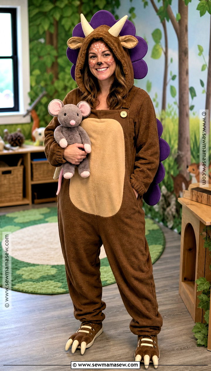 The Gruffalo Costume With Brown Overalls - 35 book week costumes for teachers