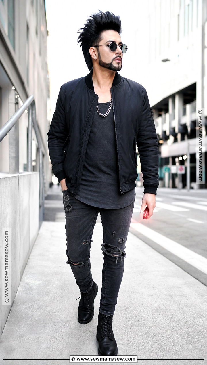 The Hills Black Bomber Costume - 35 the weeknd halloween costume ideas