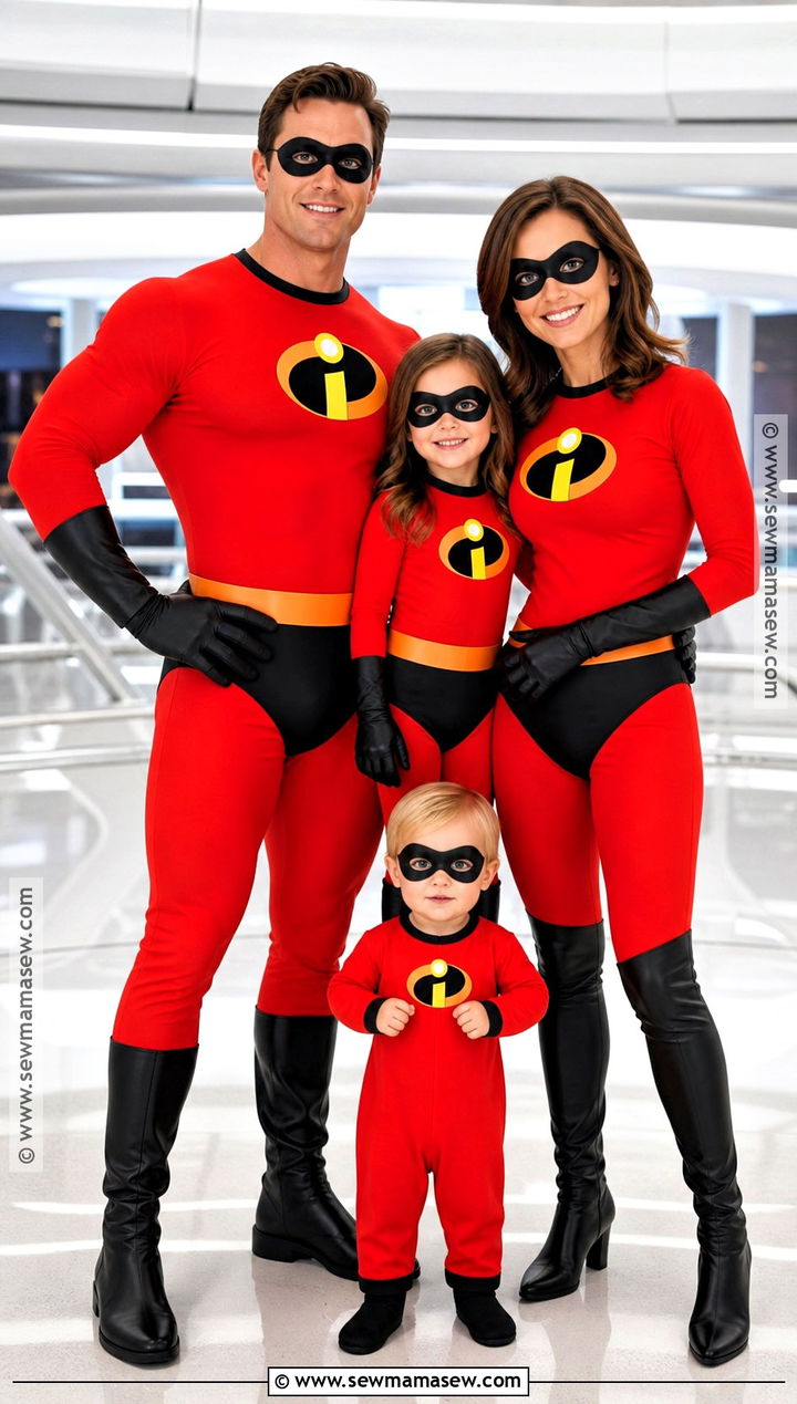 The Incredibles Disney Group Costume - 30 disney group costumes