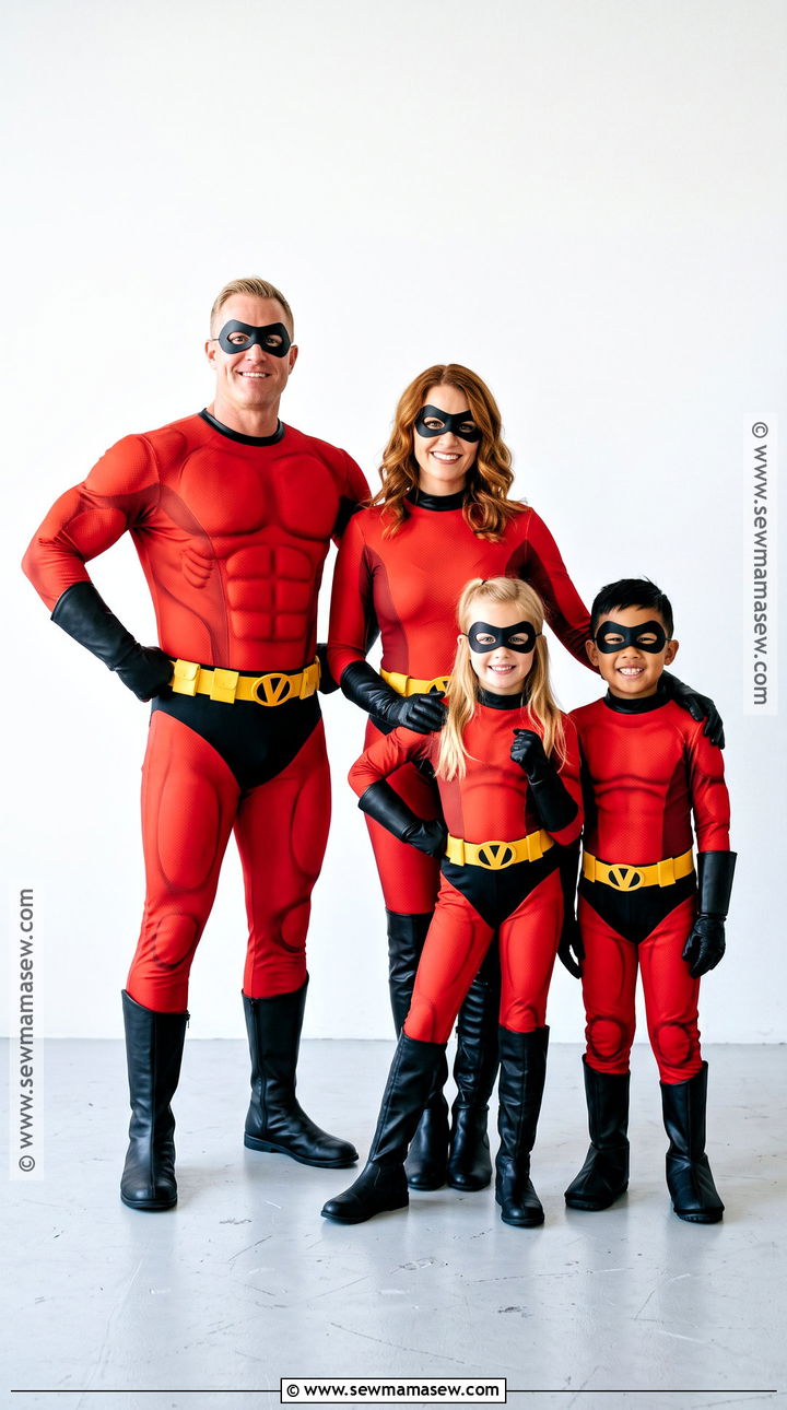 The Incredibles Family Costume - 30 family costume ideas for 4