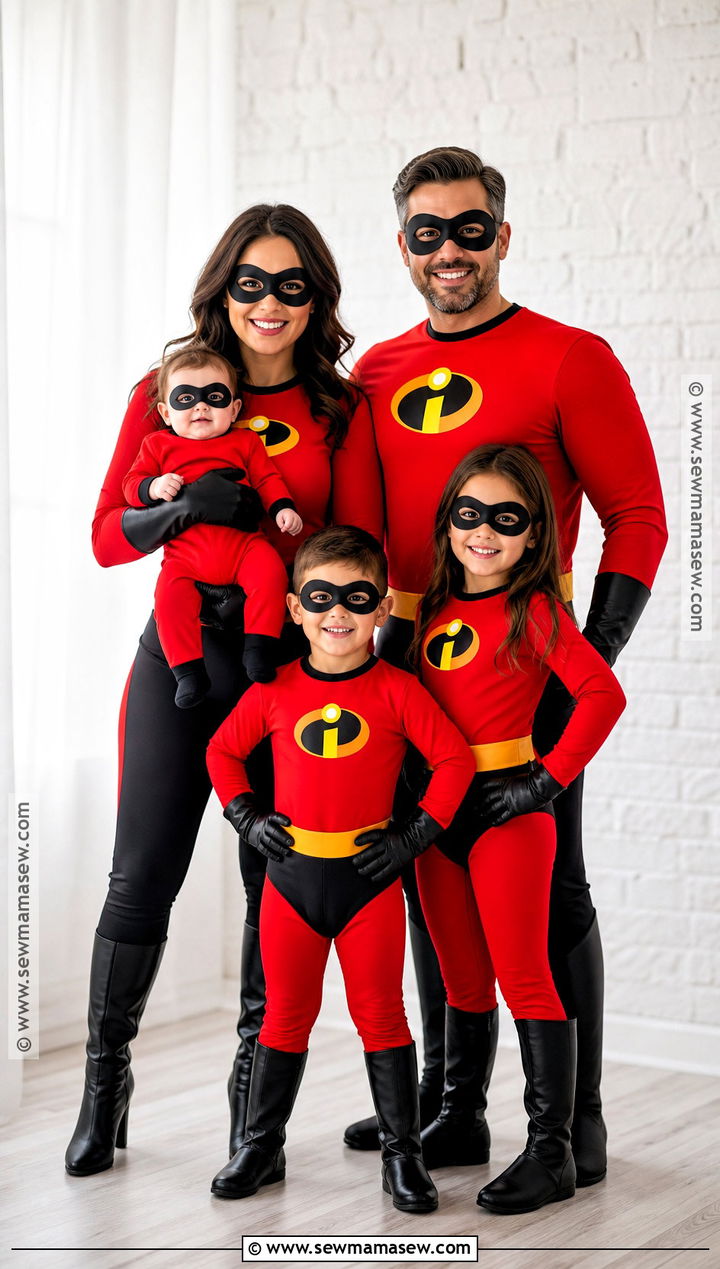 The Incredibles Family Costume - 40 superhero costume ideas