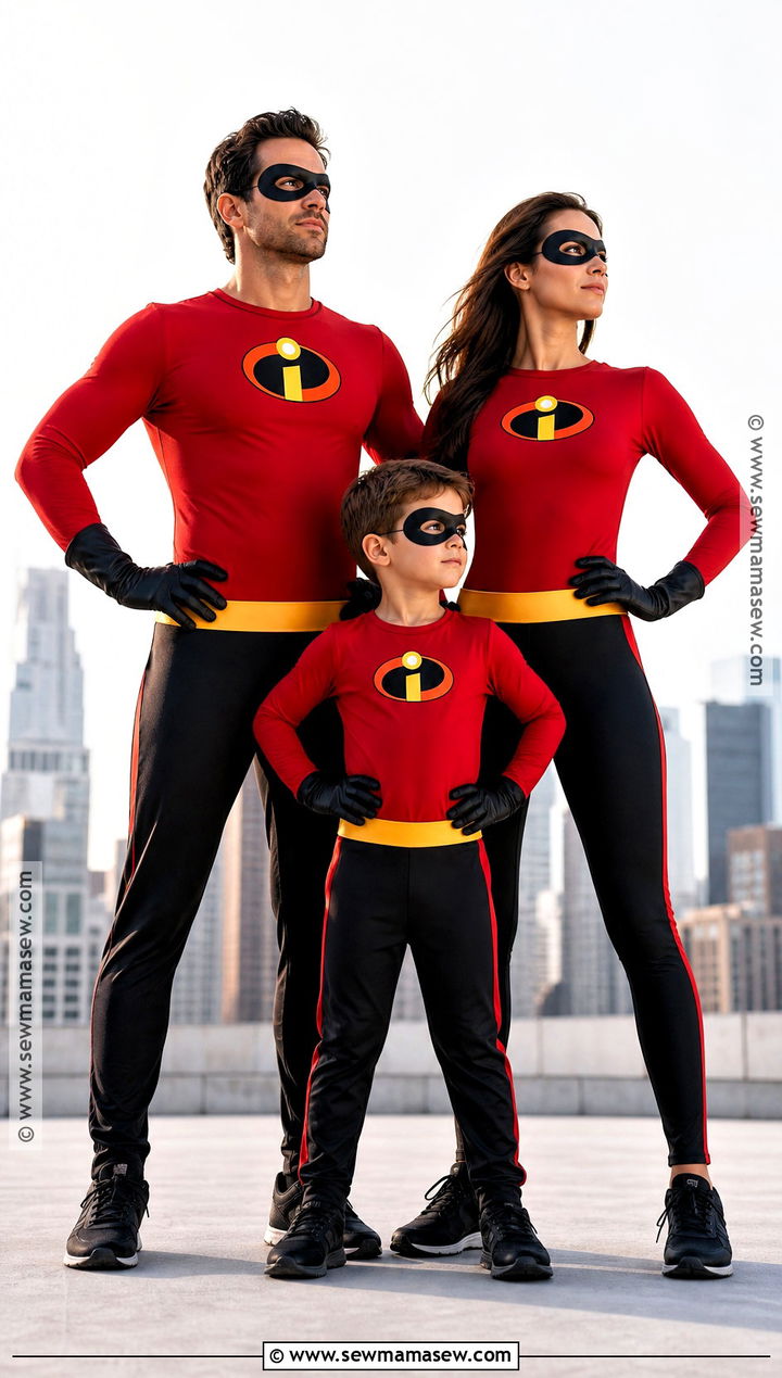 The Incredibles Family Costume - 45 family of 3 halloween costumes