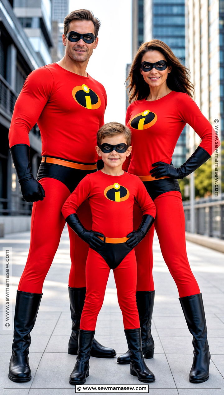 The Incredibles Family Costume - 30 family costumes for 3