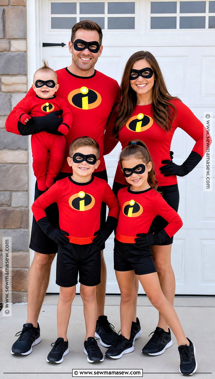 The Incredibles Family Costume - 35 disney family costumes