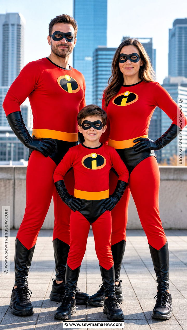 The Incredibles Family Costume - 35 Family Of Three Halloween Costumes