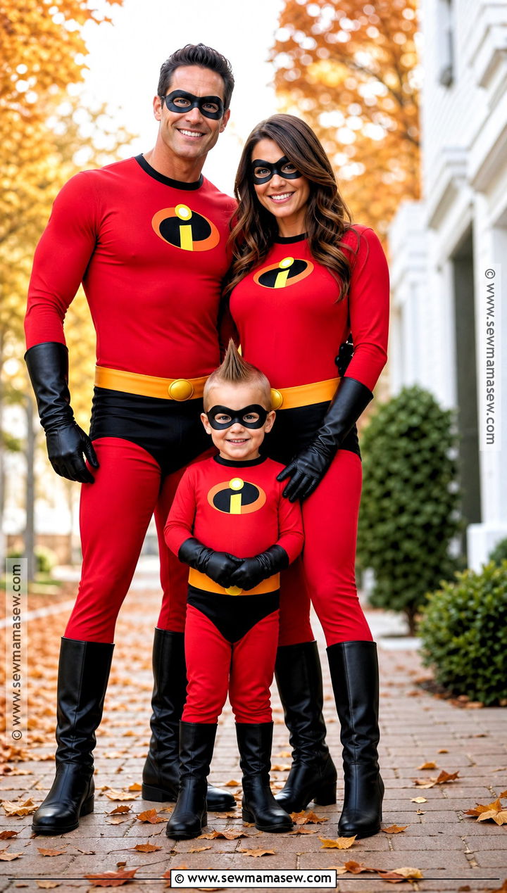 The Incredibles Family Costume - 30 3 Family Halloween Costumes