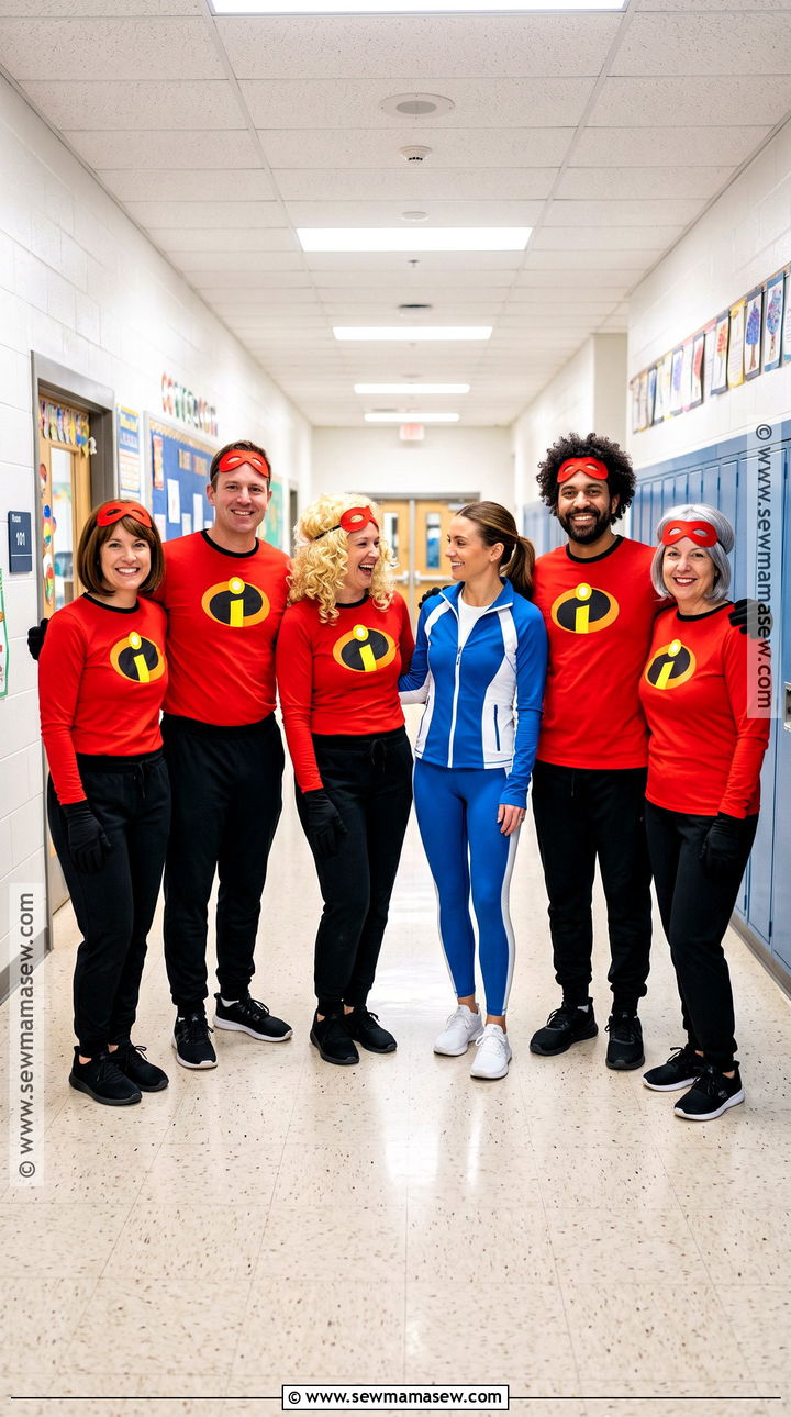 The Incredibles Teacher Group Costume - 35 teacher halloween costumes group