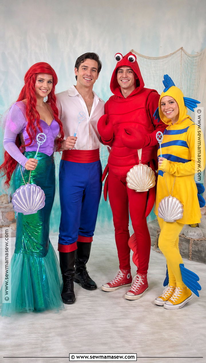 The Little Mermaid Double Date Costume - 30 double date halloween costumes