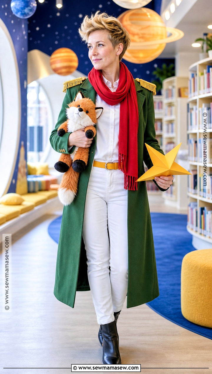 The Little Prince Costume With Green Coat - 35 book week costumes for teachers