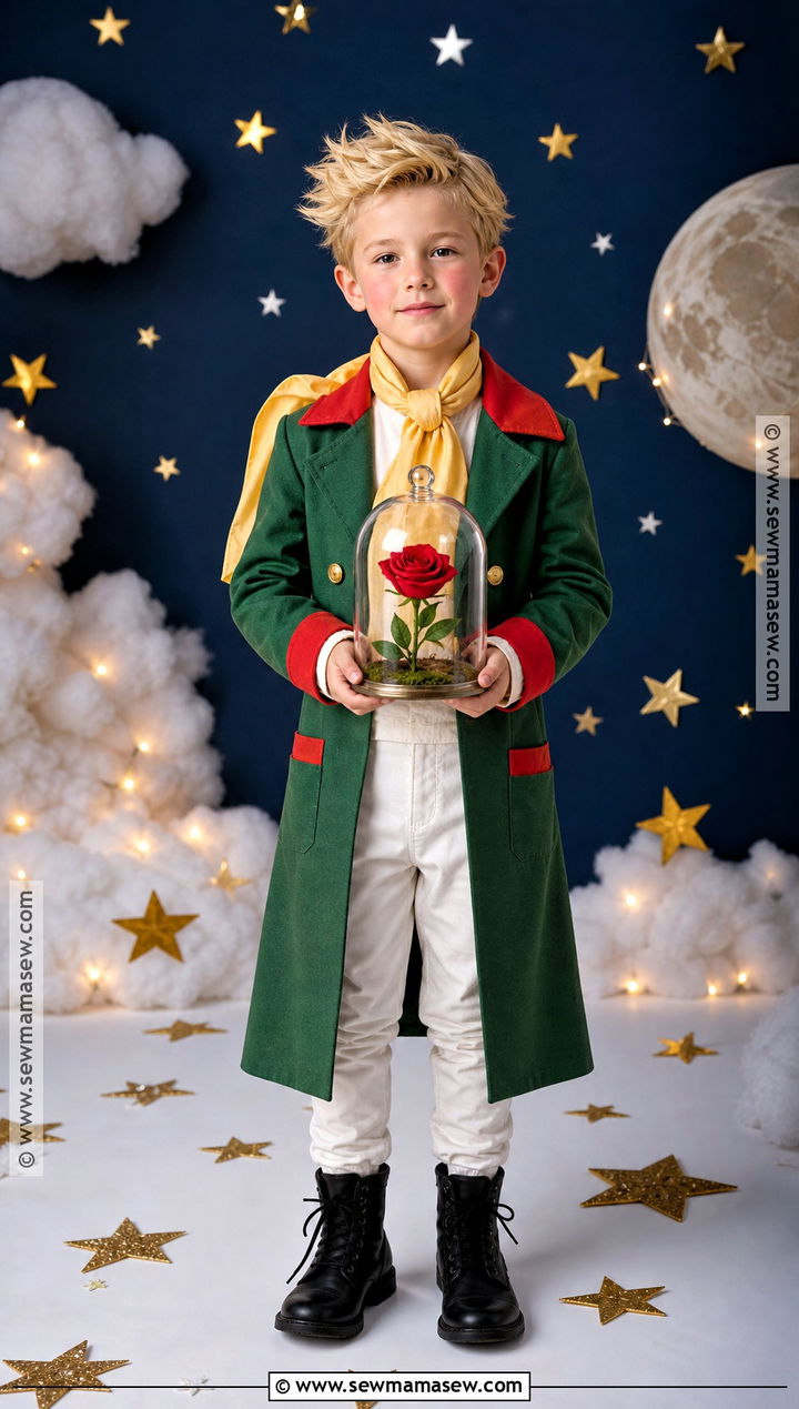 The Little Prince Costume With Green Coat - 30 boys book character costumes