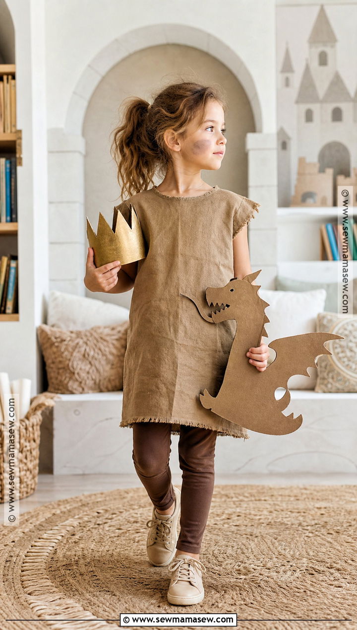 The Paper Bag Princess Costume - 35 kids book character costumes