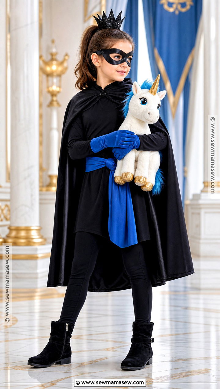 The Princess In Black Costume - 35 kids book character costumes