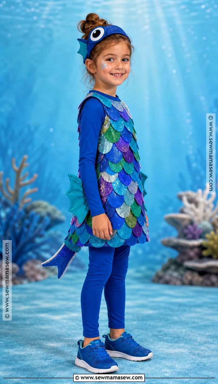 The Rainbow Fish Costume - 35 kids book character costumes