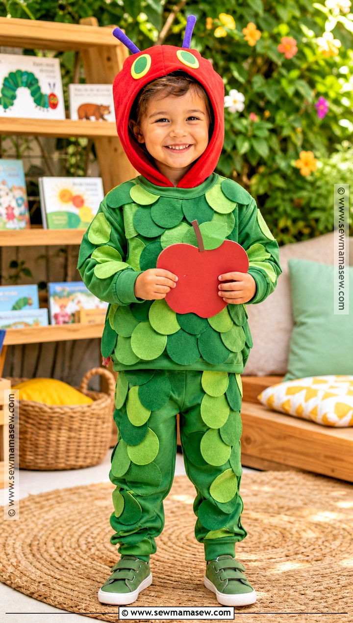 The Very Hungry Caterpillar Costume - 35 kids book character costumes