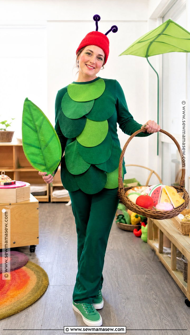 The Very Hungry Caterpillar Costume With Green Layers - 40 world book day costumes for teachers
