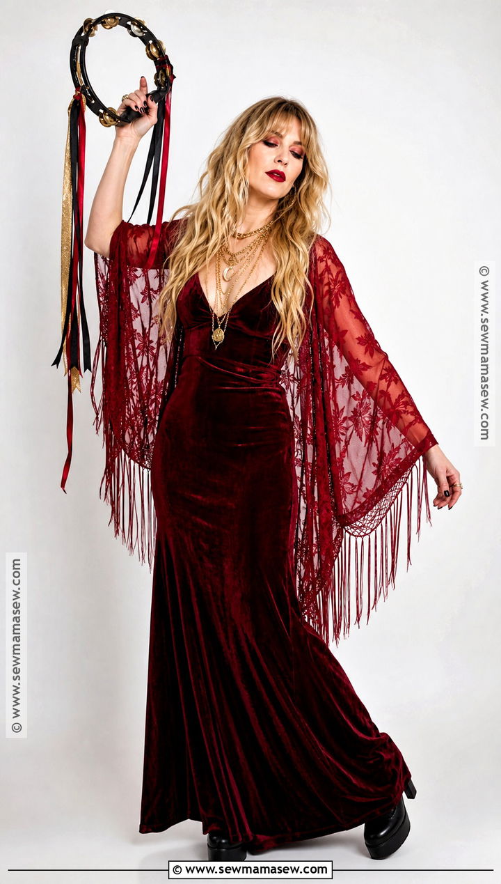 The Wild Heart Red Costume - 35 stevie nicks costume ideas