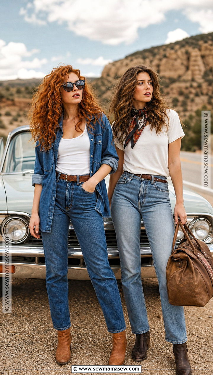 Thelma And Louise Costume - 35 iconic duo halloween costumes