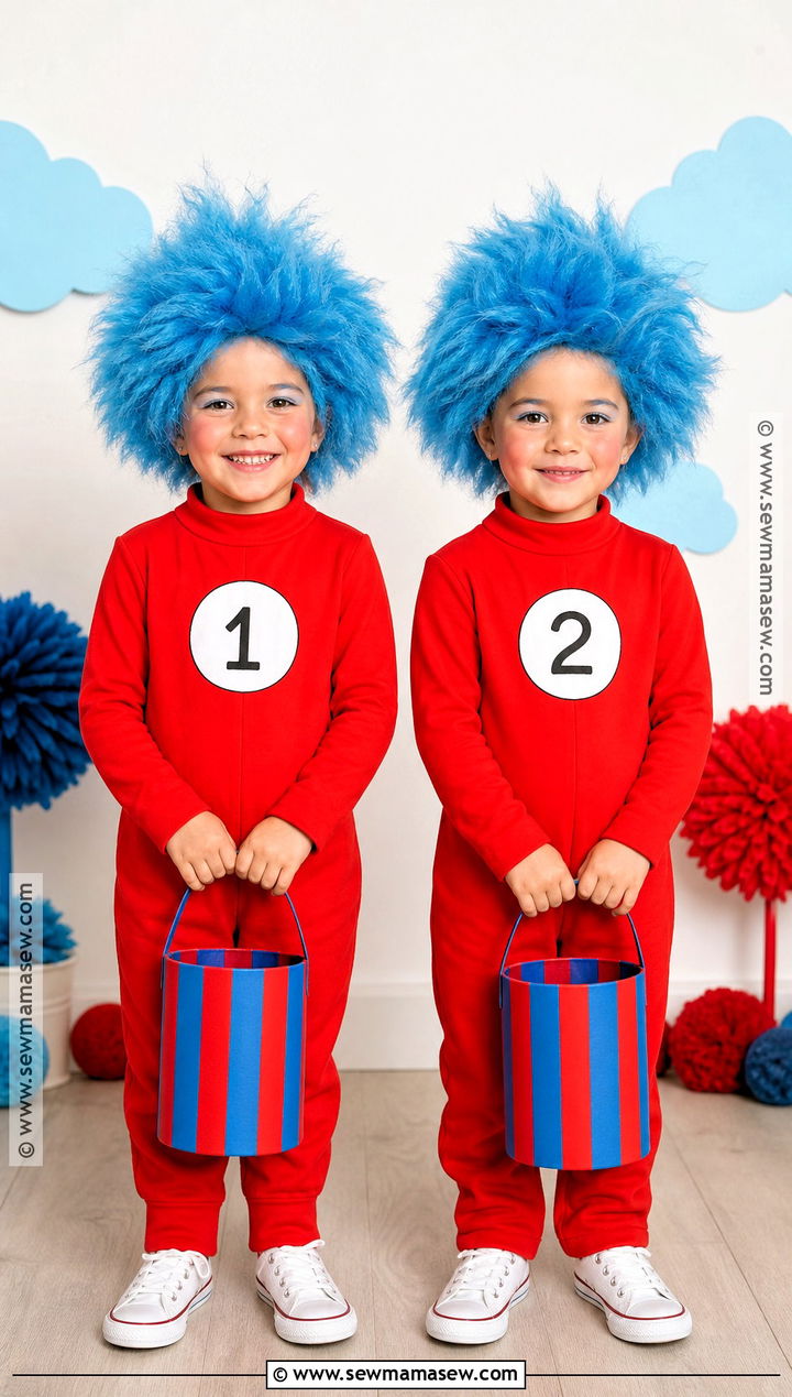 Thing 1 And Thing 2 Twin Costume - 35 twin costume ideas