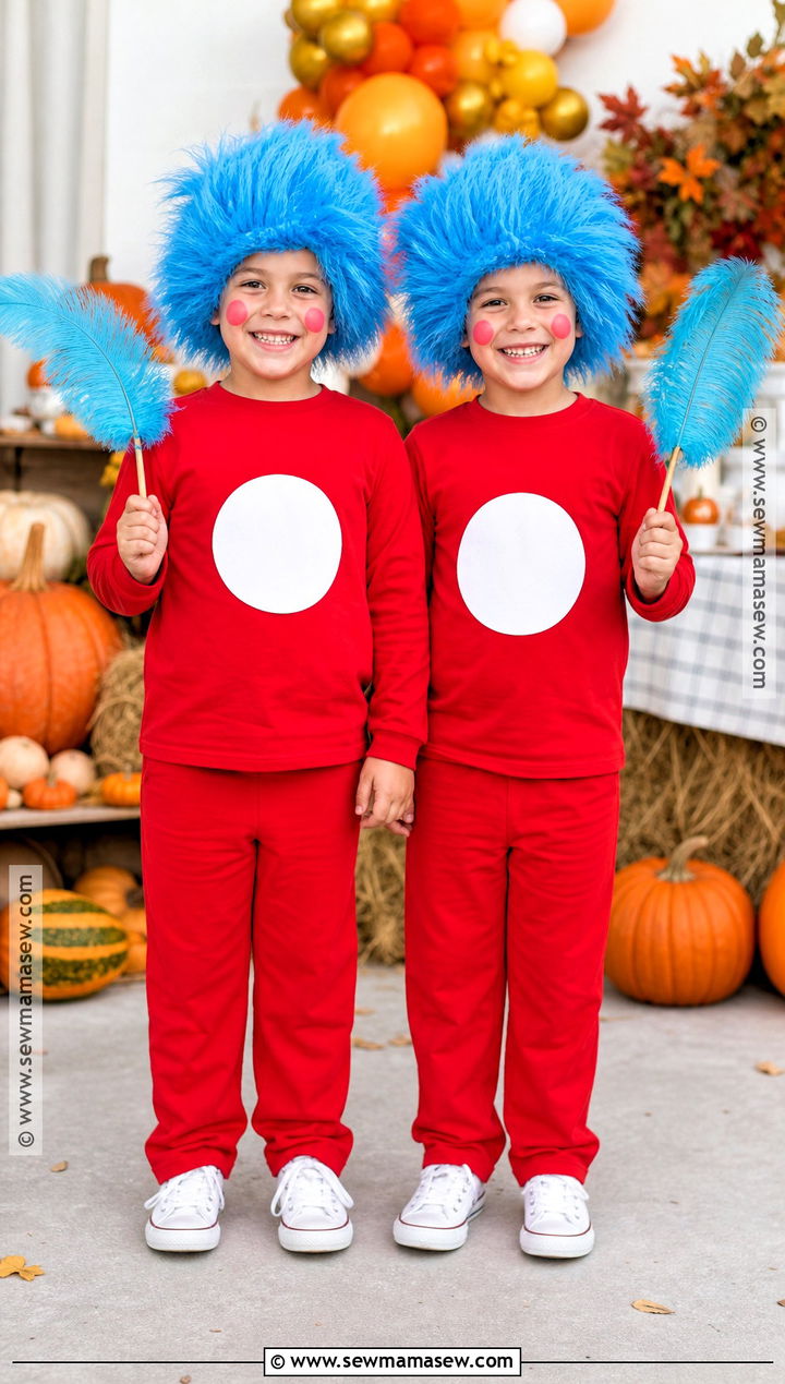 Thing 1 And Thing 2 Twins Costume - 30 twins costume ideas