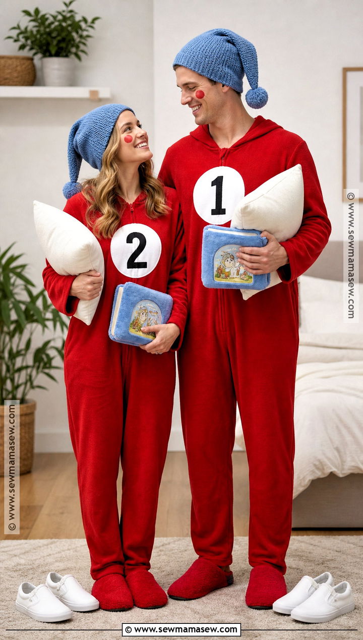 Thing One And Thing Two Pajama Costume - 40 thing one and thing two costumes