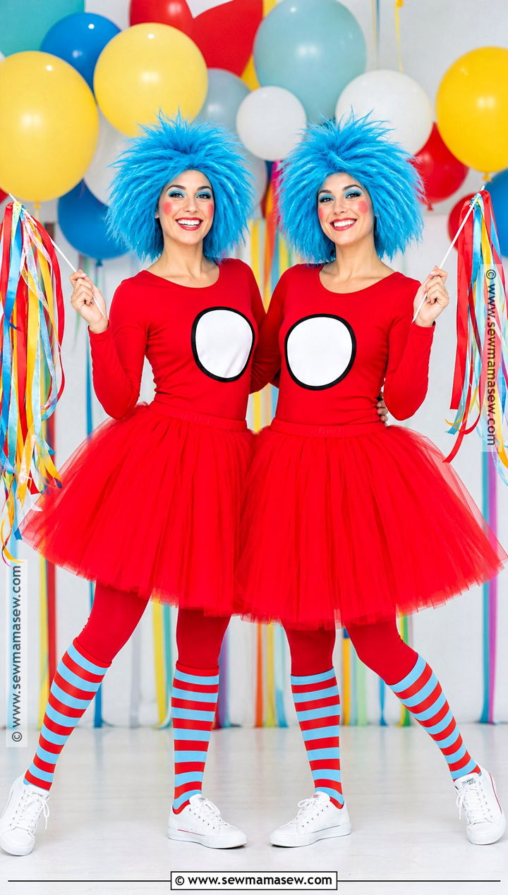 Thing One And Thing Two Tutu Costume - 40 thing one and thing two costumes